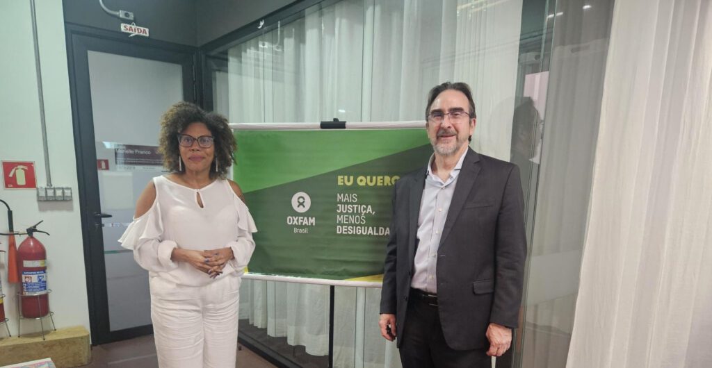 Viviana Santiago, recebeu Bernard Appy para debater reforma tributária no Brasil