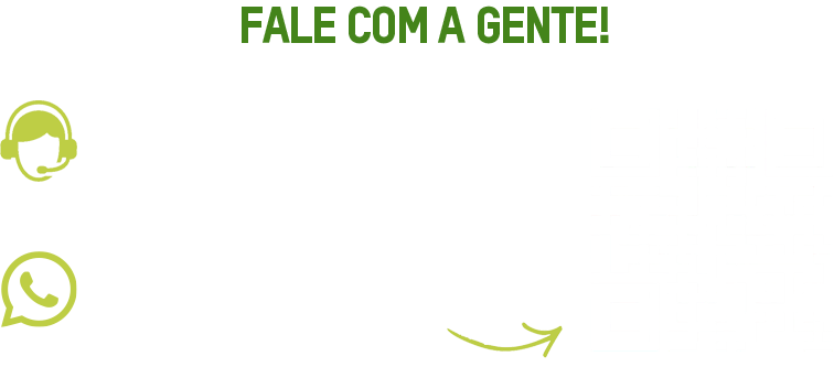 Fale com a gente! 0800 729 2980 Ou pelo WhatsApp